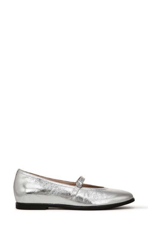 Shop Naturalizer Elina Mary Jane Flat In Silver