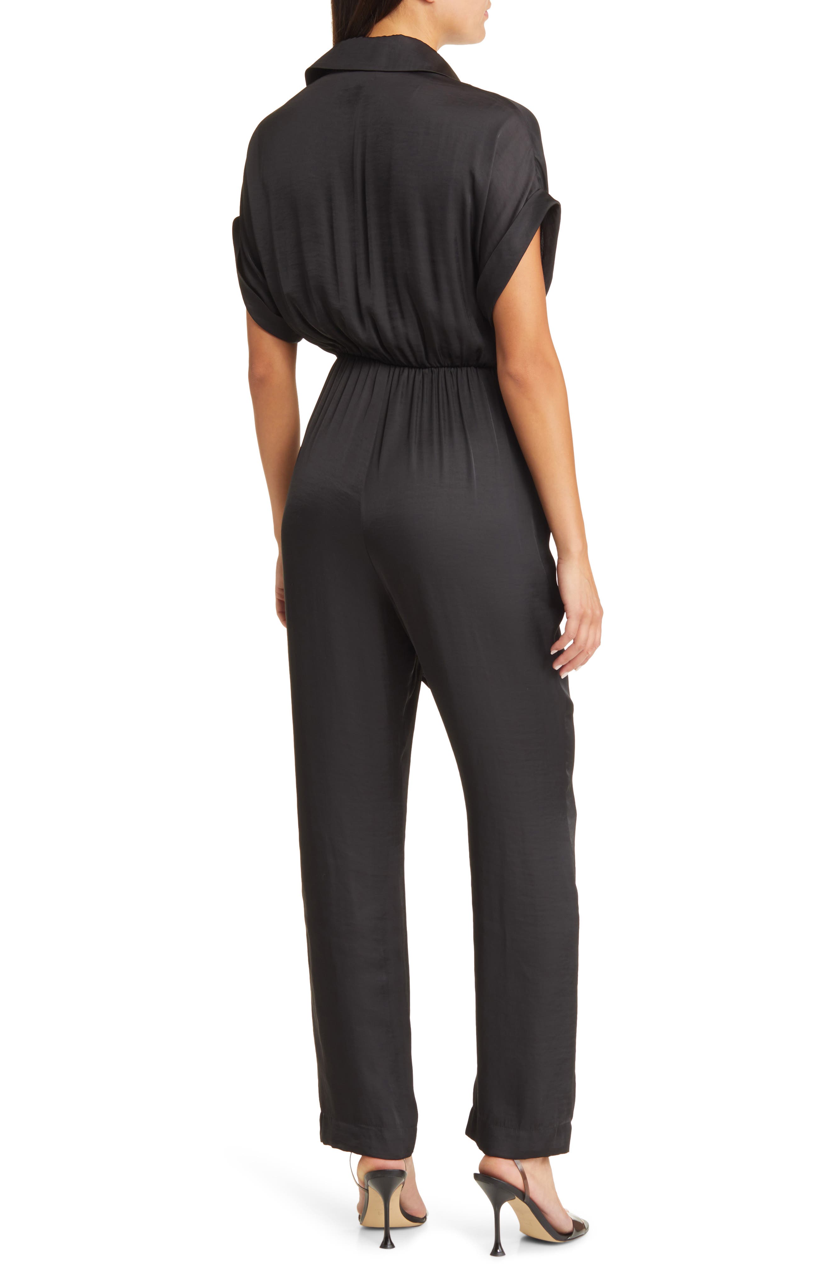 Steve Madden Tie Front Jumpsuit Nordstrom
