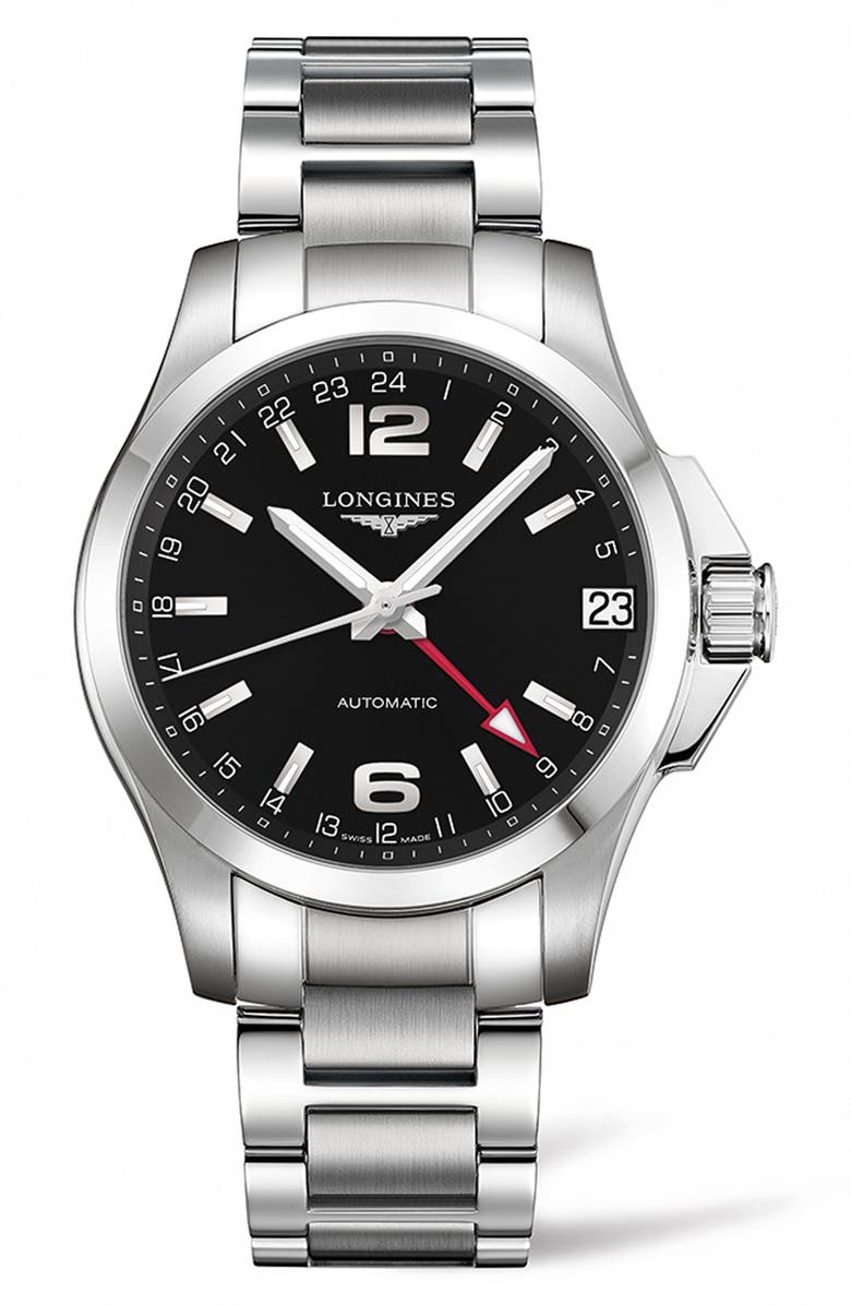 Longines Conquest Automatic Bracelet Watch, 41mm | Nordstrom