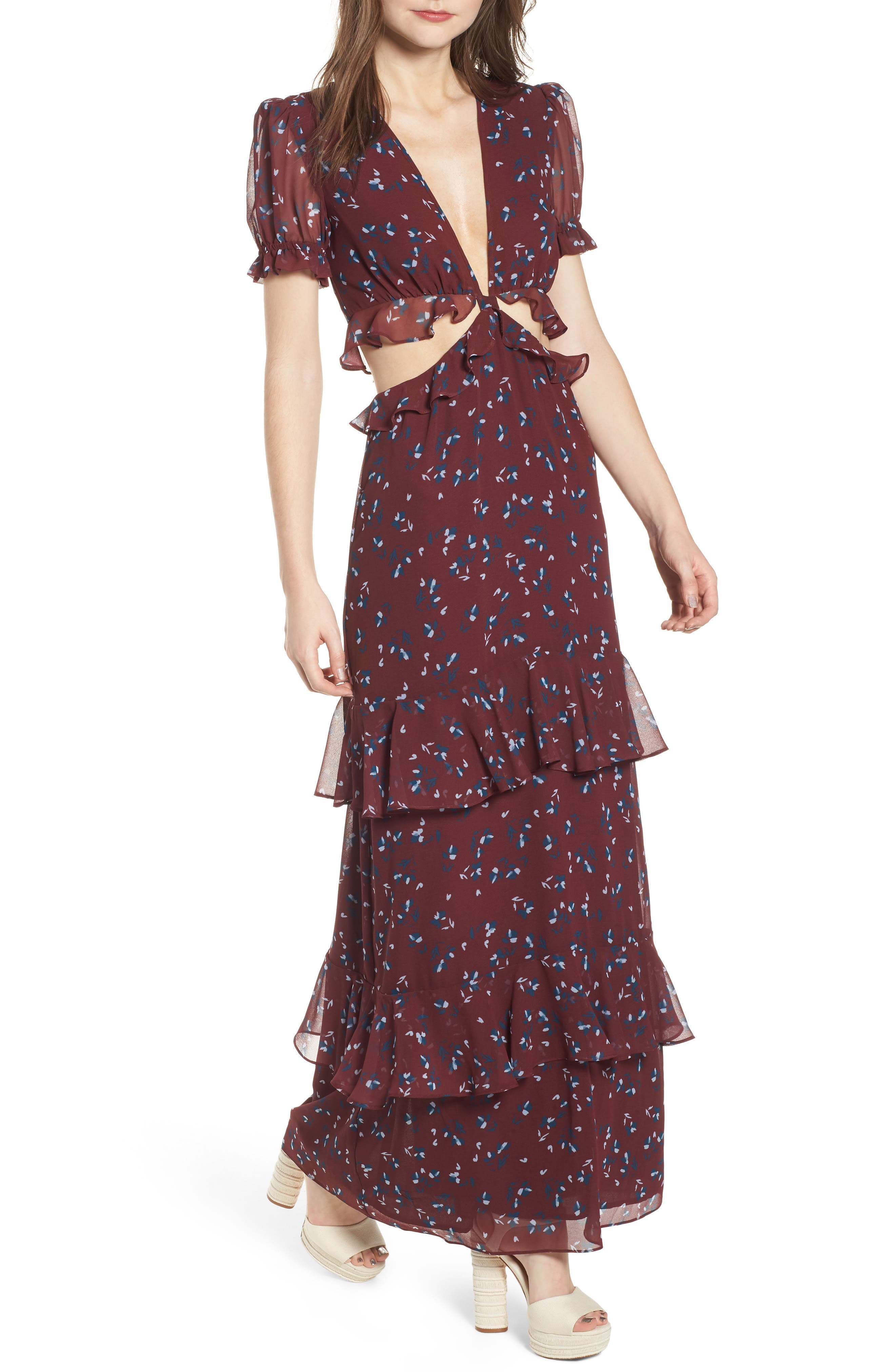 wayf laviana maxi dress