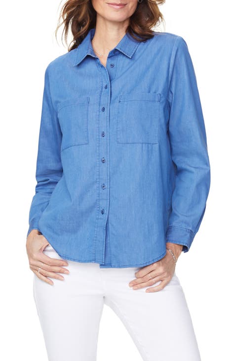 jean blouse | Nordstrom