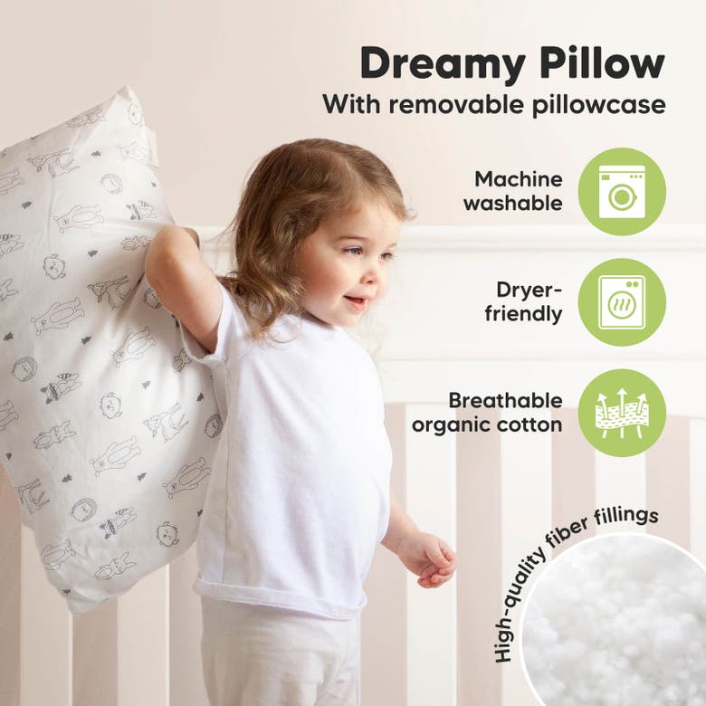 Shop Keababies Jumbo Toddler Pillow With Pillowcase In Keafriends
