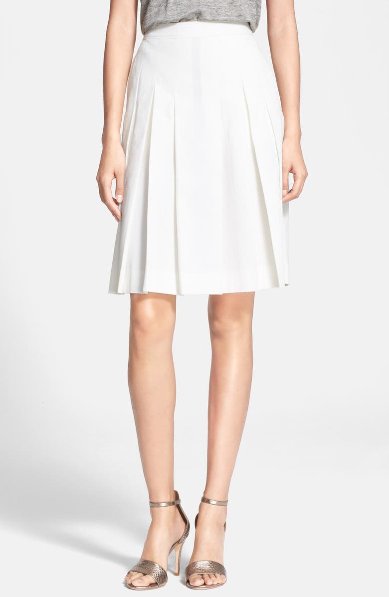 A.P.C. Pleat Cotton Skirt | Nordstrom