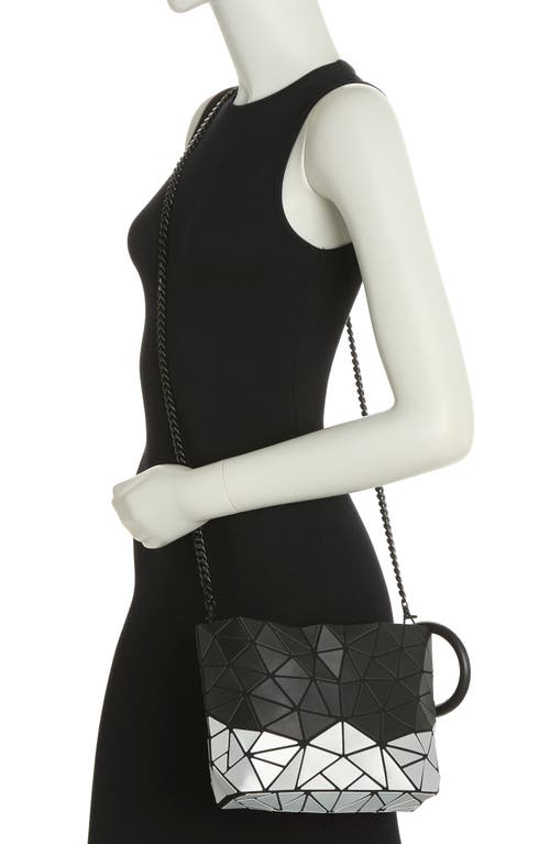 Shop Patrizia Luca Geometric Crossbody Bag In M.black/silver