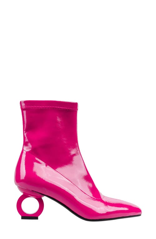 Ninety Union Greece Pointed Toe Bootie In Fuchsia