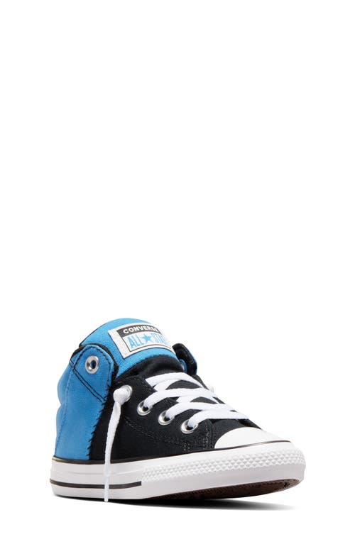 Converse Kids' Chuck Taylor® All Star® Axel Mid Sneaker In Blue Slushy/black/white