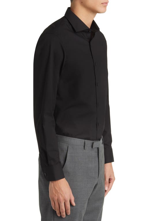 NORDSTROM NORDSTROM EXTRA TRIM FIT STRIPE TECH-SMART COOLMAX® NON-IRON DRESS SHIRT