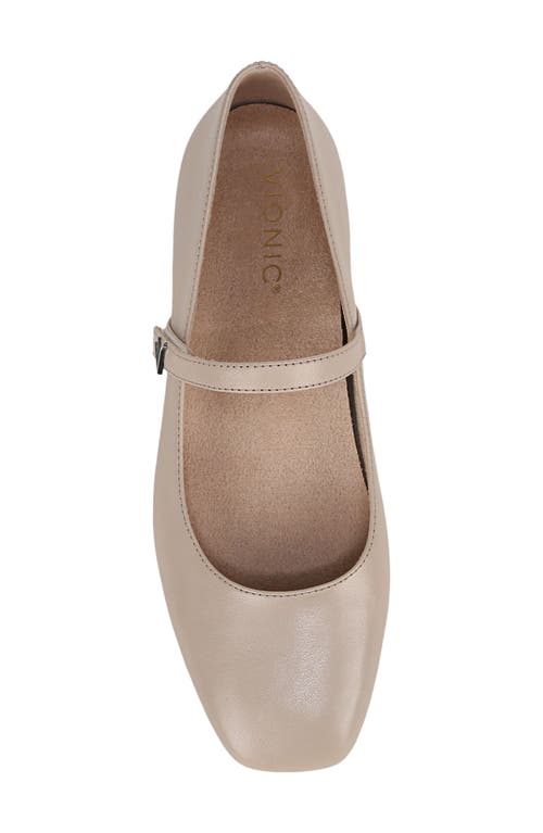 Shop Vionic Alameda Mary Jane Flat In Oatmeal