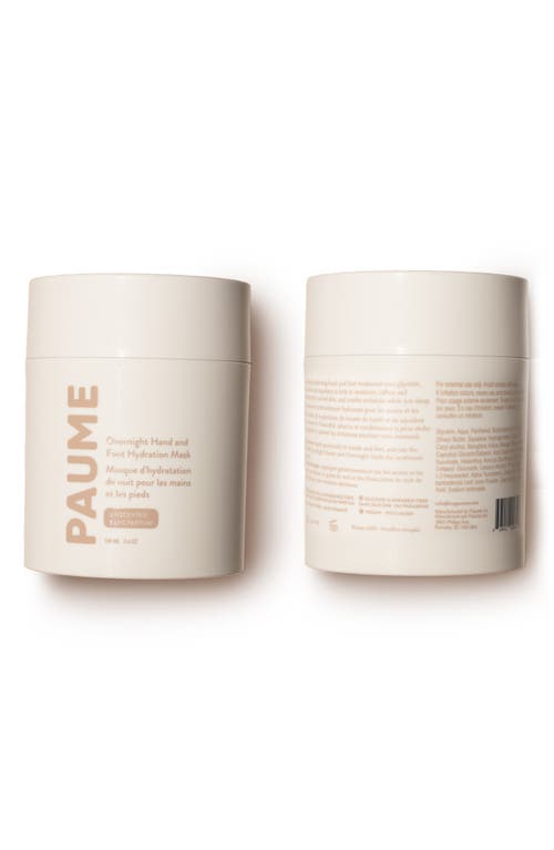 Paume Overnight Hand Hydration Mask In Beige