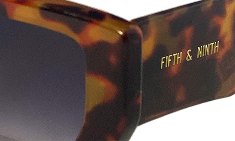 FIFTH & NINTH FIFTH & NINTH RUE 67MM POLARIZED SQUARE SUNGLASSES