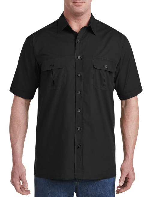 Harbor Bay Co-pilot Sport Shirt In Black