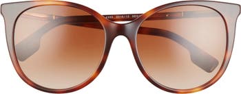 Burberry 55mm modified sales cat eye