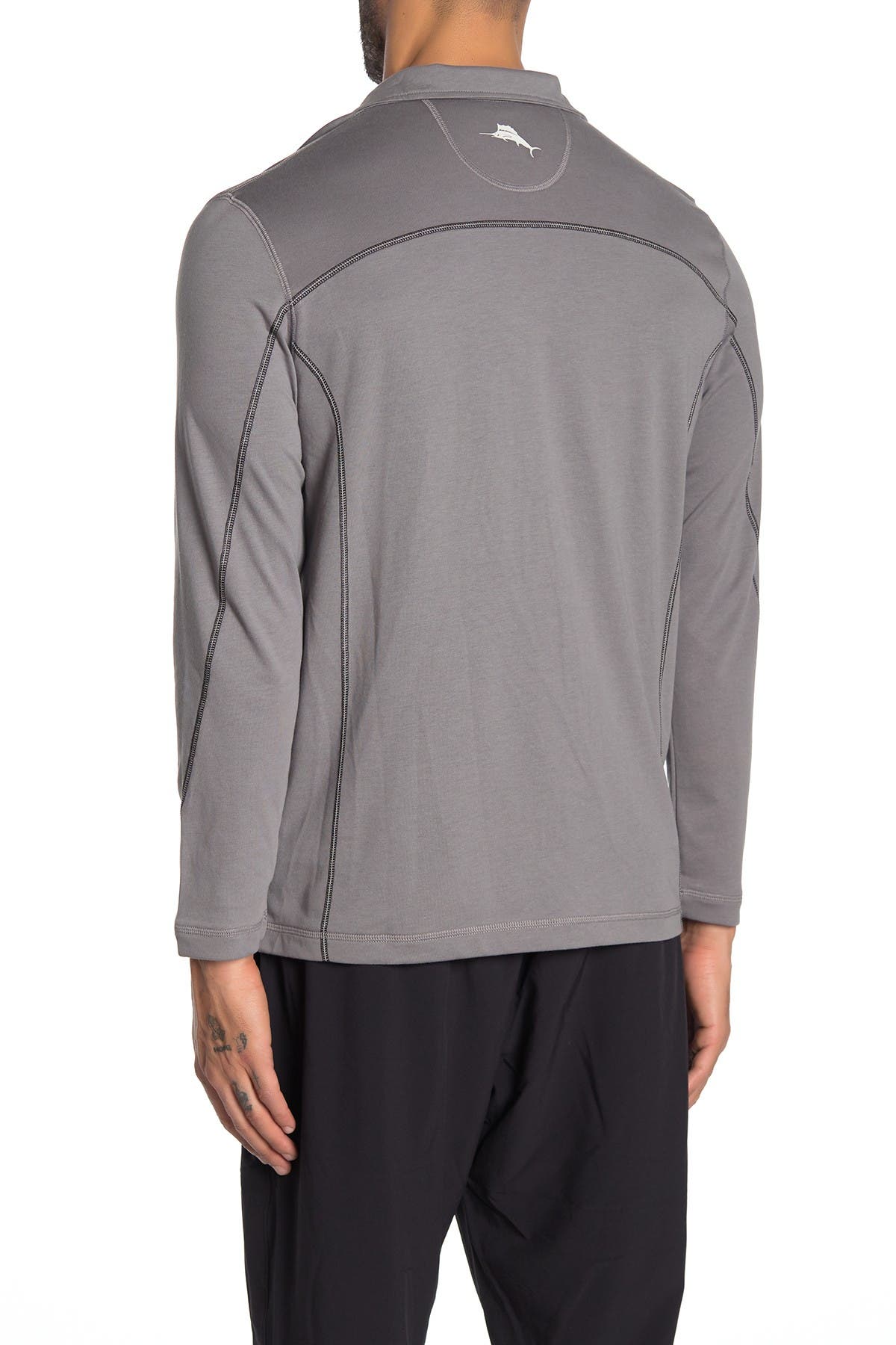 tommy bahama red sox half zip