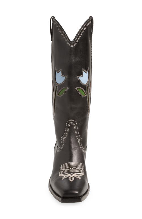 Shop Loeffler Randall Wilder Western Boot In Black