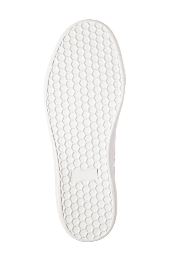 Shop Caslon (r) Cassie Perforated Sneaker In White Leather