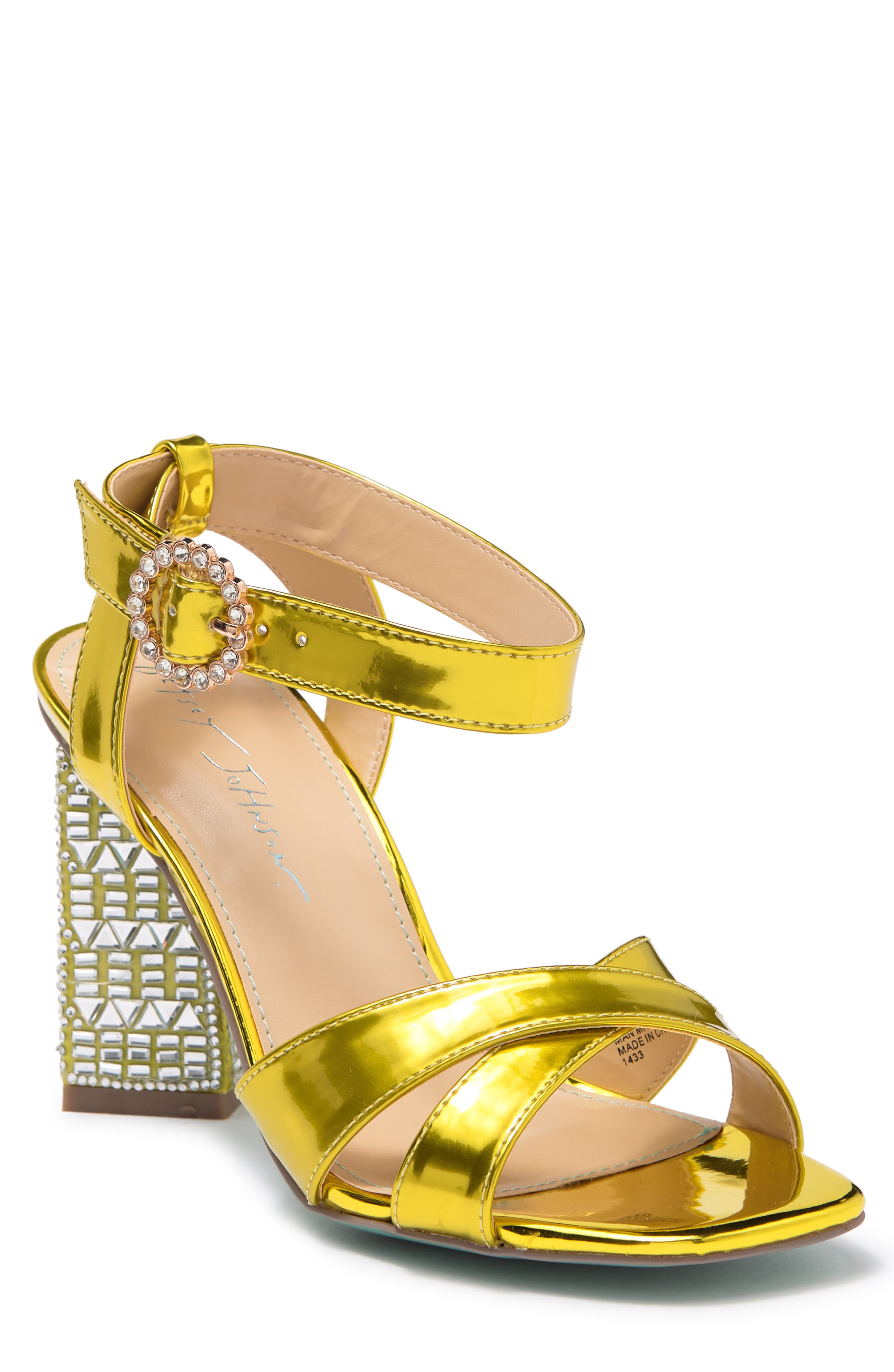 betsey johnson shoes yellow