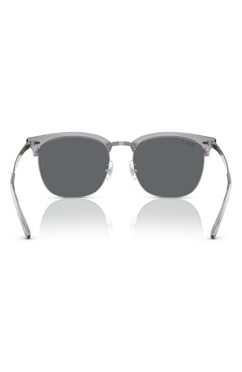 Ray Ban Ray-ban 47mm Polarized Square Sunglasses In Gunmetal