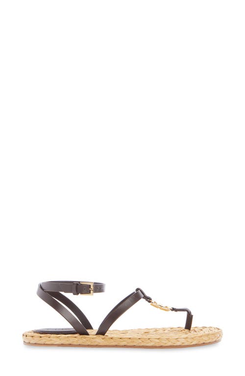 Shop Givenchy Liquid 4g Logo Raffia Sandal In Ebony/natural