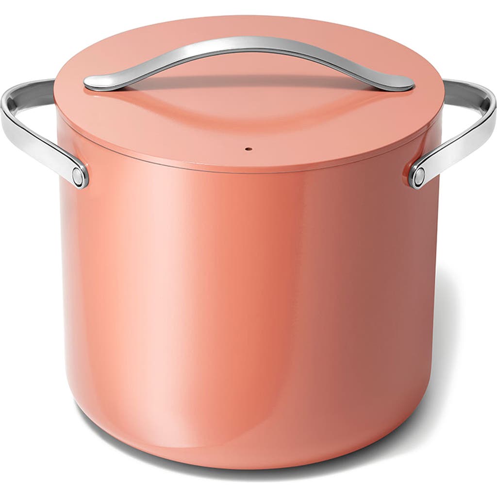 Perracotta Color Caraway Nonstick Ceramic 12-quart Stockpot With Lid In Perracotta ...