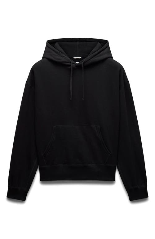 Reigning Champ Relaxed Fit Midweight Cotton French Terry Hoodie In Black