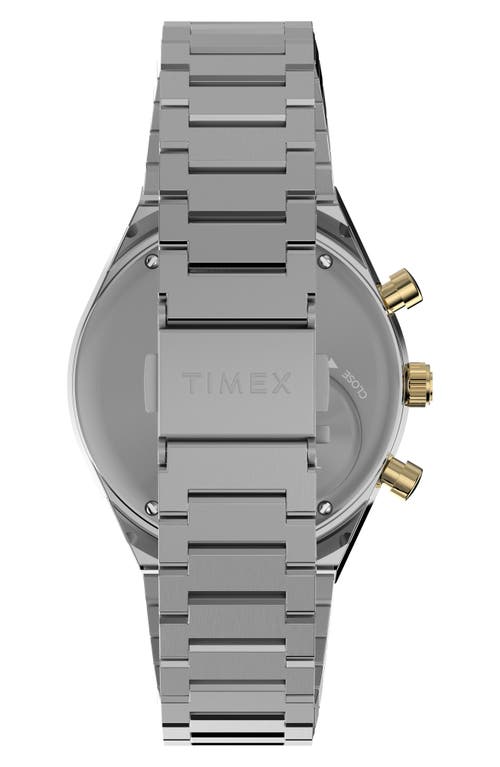 Shop Timex ® Q Chronograph Bracelet Watch, 40mm In Two-tone