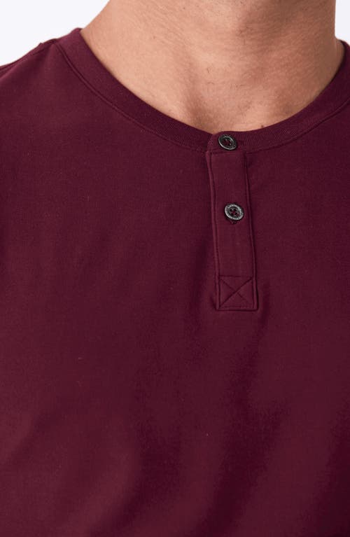 Threads 4 Thought Frederick Luxe Henley In Royal Burgundy