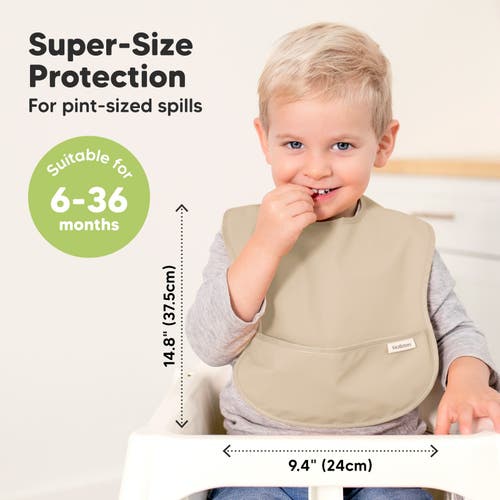 Keababies 3-pack Presto Waterproof Bibs In Jade