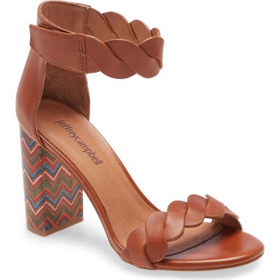 Jeffrey Campbell Ankle Strap Sandal- Brown