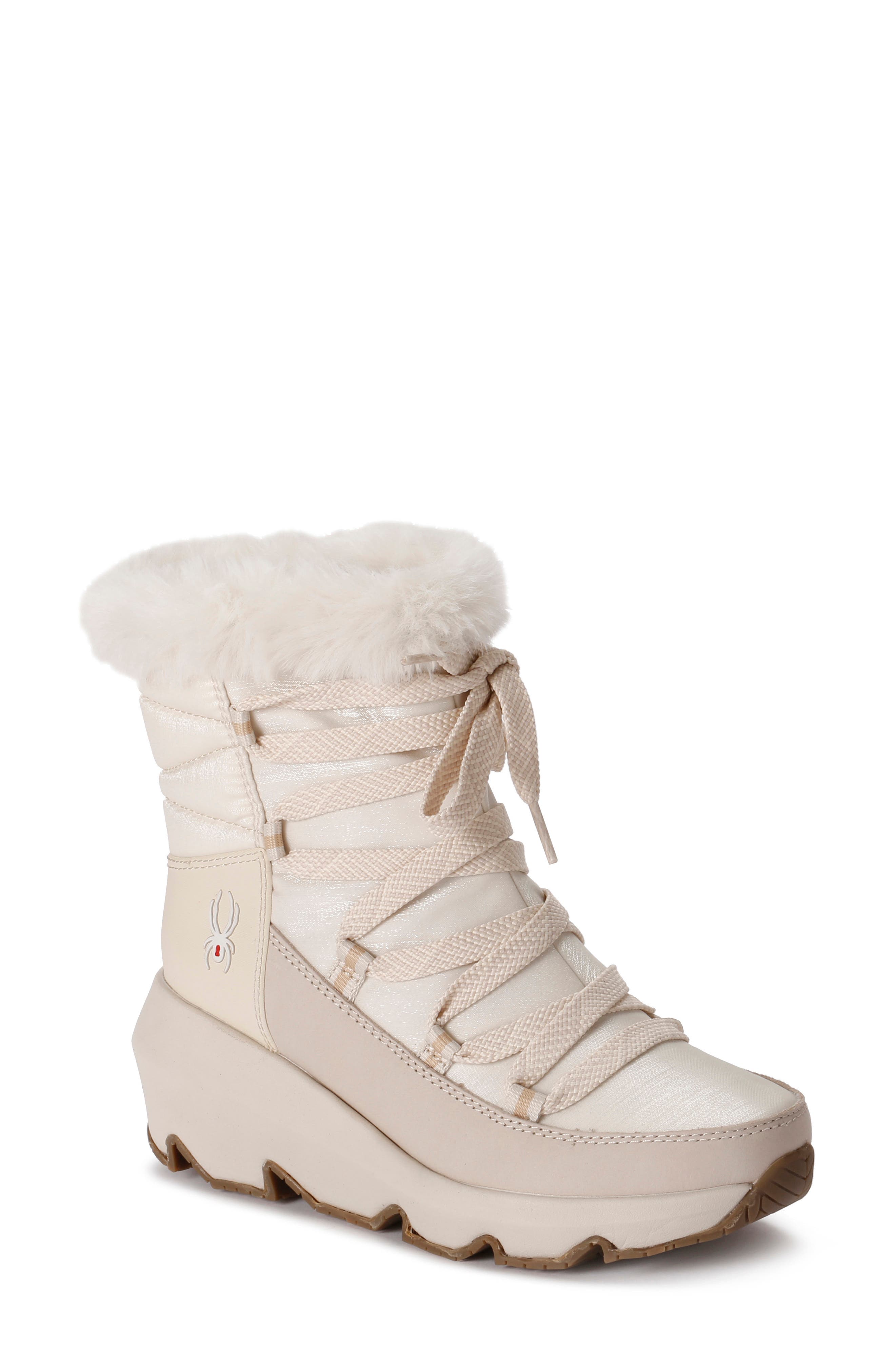 white sorel boots women