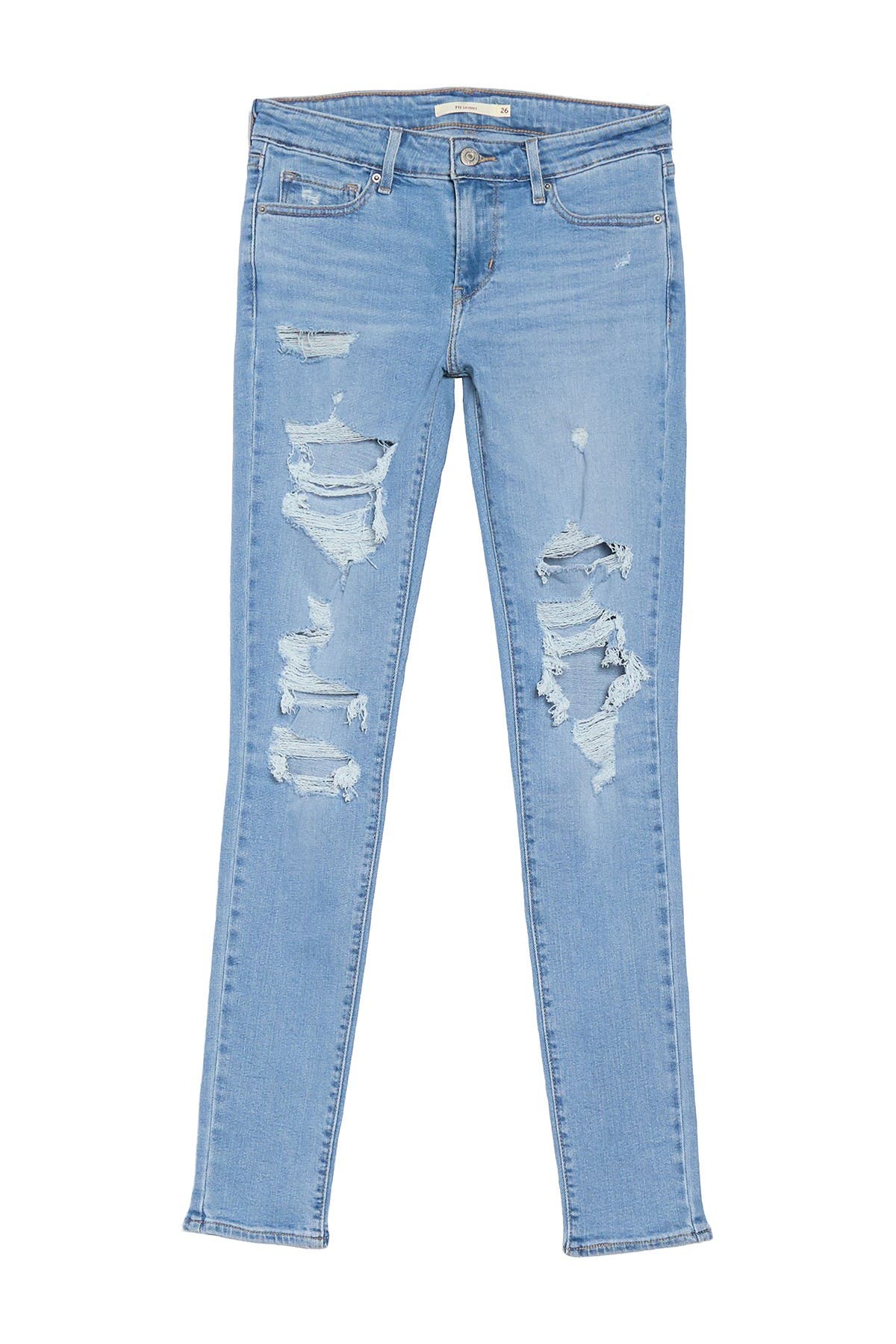 Levi's | 711 Distressed Skinny Jeans 