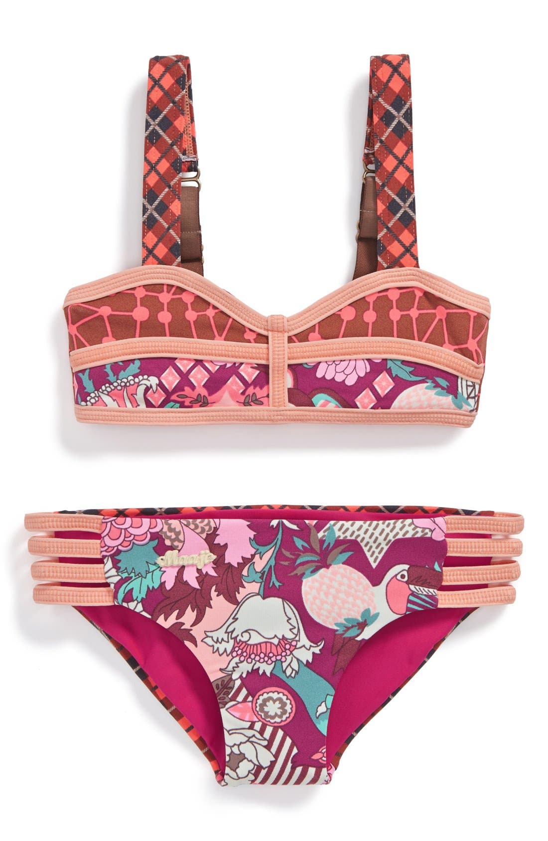 Maaji 'Royal Riders' Reversible TwoPiece Swimsuit (Big Girls) Nordstrom