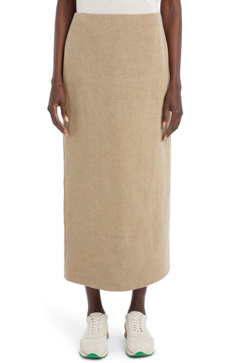 The Row Isidro Ribbed Stretch-jersey Midi Skirt - Women - White Skirts - L