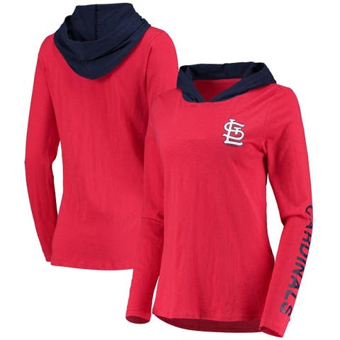 St. Louis Cardinals G-III 4Her by Carl Banks Women's City Graphic Pullover  Hoodie - Heather Gray