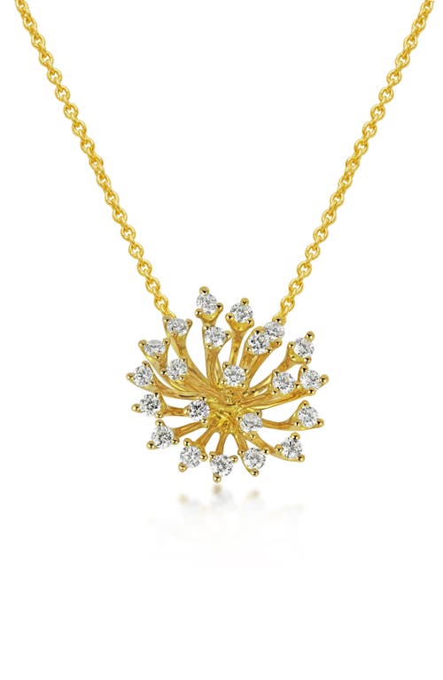 Hueb Luminus Large Pendant Necklace in Yellow Gold at Nordstrom, Size 18 In