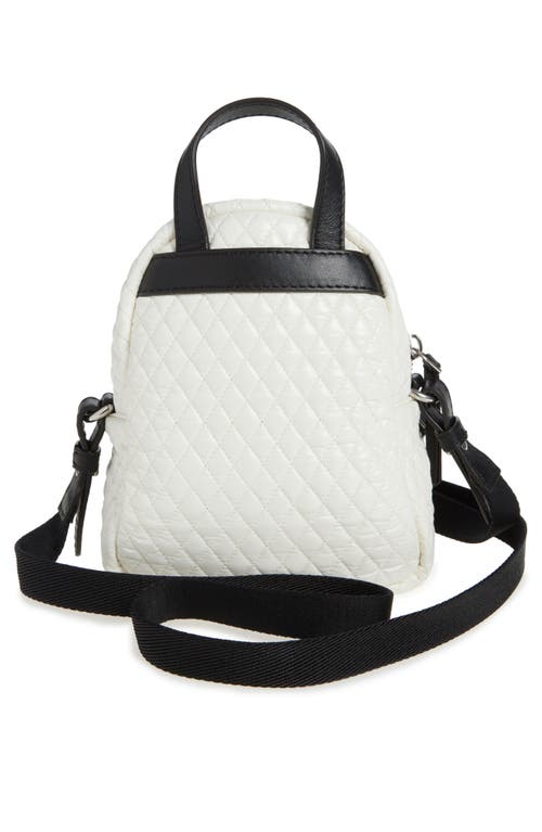 Shop Moncler Small Kilia Quilted Nylon Crossbody Bag In Natural