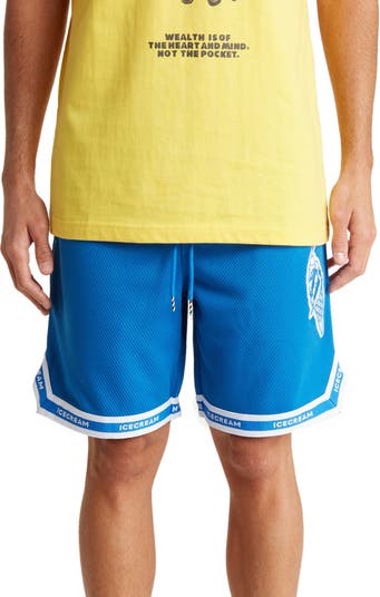 Nike Sisterhood cropped mesh swingman jersey in blue