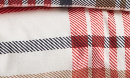 NORDSTROM NORDSTROM PLAID FLANNEL DUVET COVER & SHAMS SET