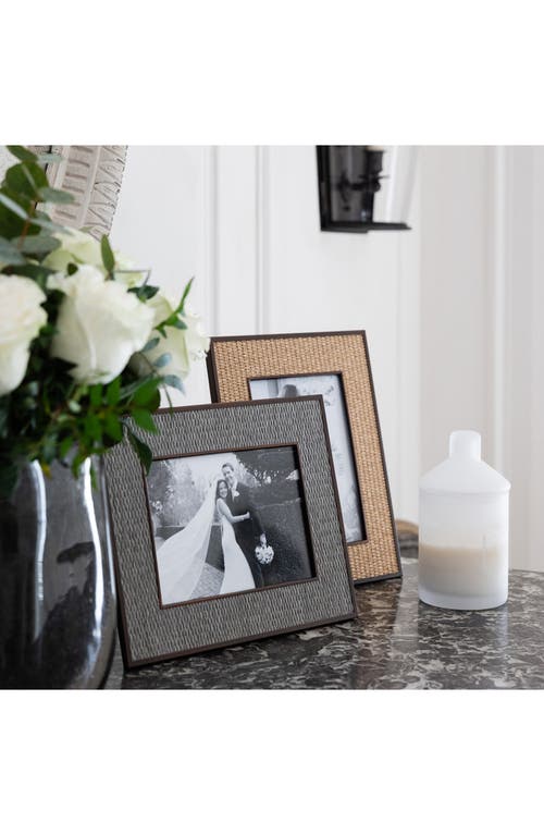 Addison Ross London X Sophie Paterson Rattan Picture Frame In Grey