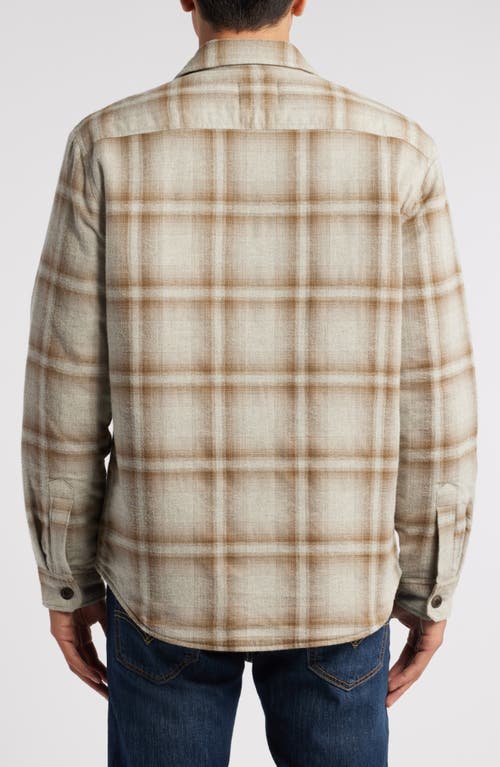 Shop Rails Worthing Plaid Cotton Shirt Jacket In Matchbook Moth