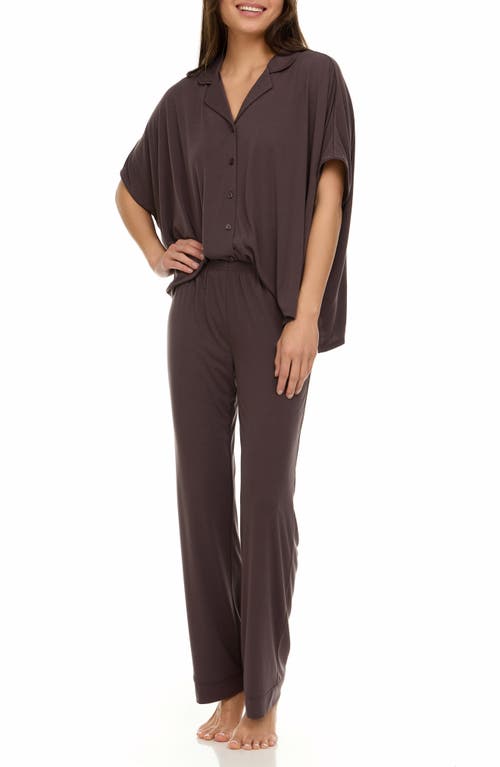 Shop Flora Nikrooz Valeria Pajamas In Roasted