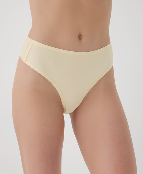 Pact Organic Everyday High Rise Thong 6-pack In Tourist