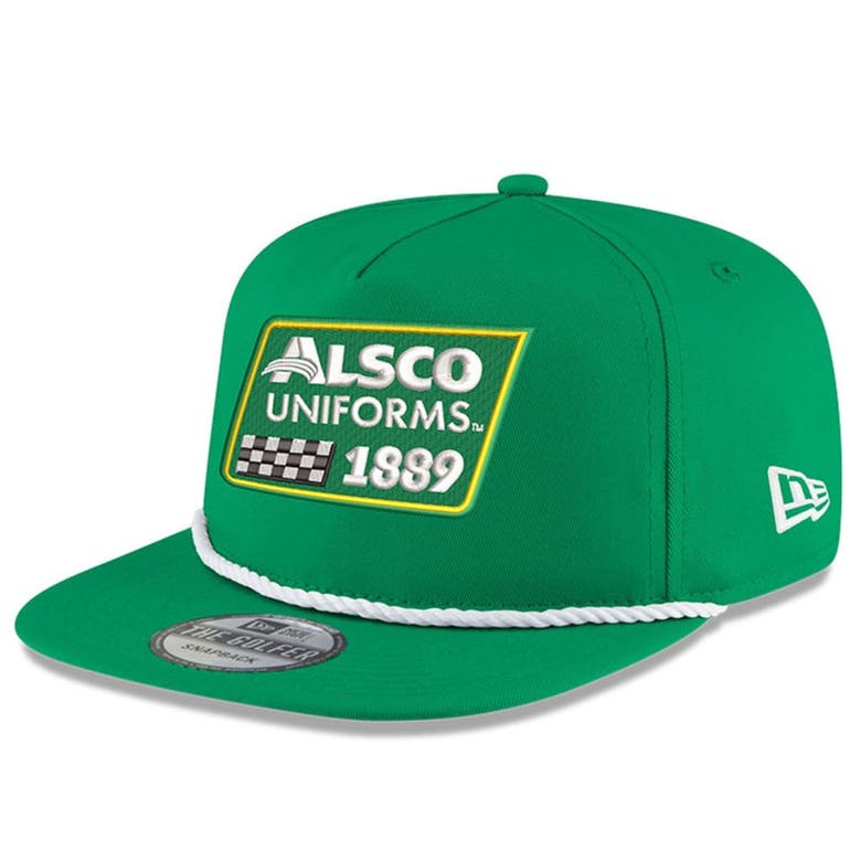 New Era Kelly Green Kyle Busch Alsco Uniforms Golfer Snapback