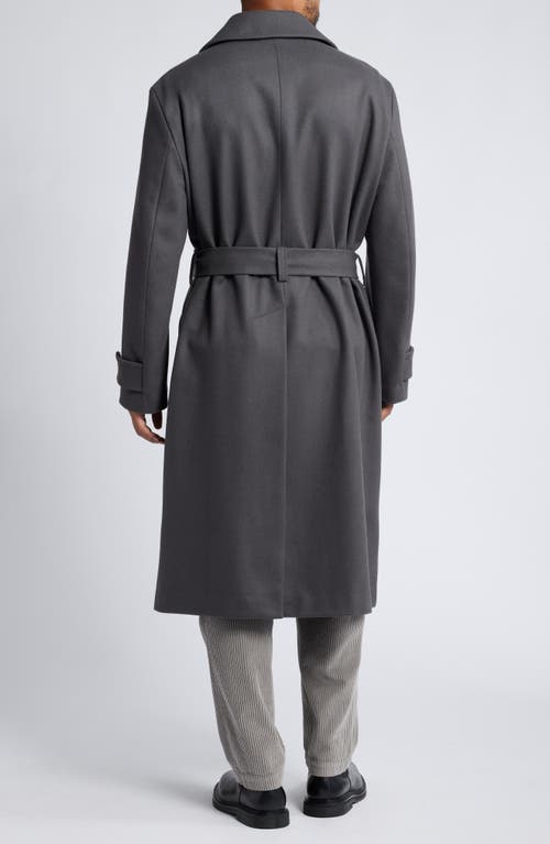 Shop Barena Venezia Capotagio Carama Wool Blend Coat In Malva