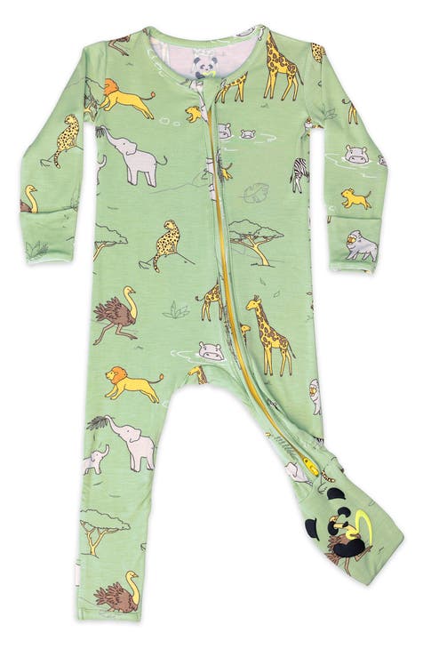 Kids' Savannah Fitted One-Piece Convertible Pajamas (Baby & Toddler)