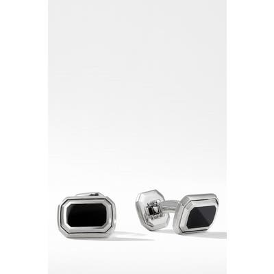 David Yurman Deco Cuffl Links With Black Onyx