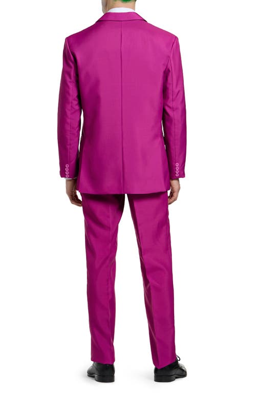 Opposuits Ruby Red Joker 3-piece Tuxedo Set (regular & Big)<br /> In Fuchsia