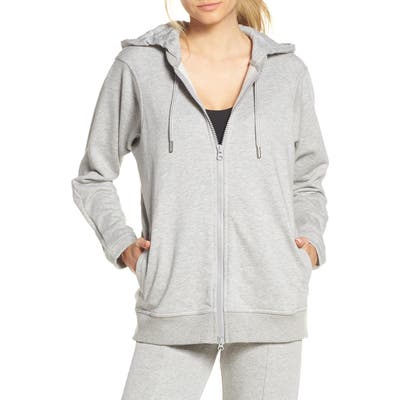 Adidas By Stella Mccartney Essentials Zip Hoodie, Grey