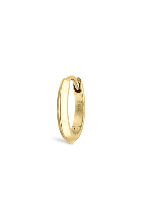 Shop Maria Tash Vertex Single Hoop Earring In Yellow Gold
