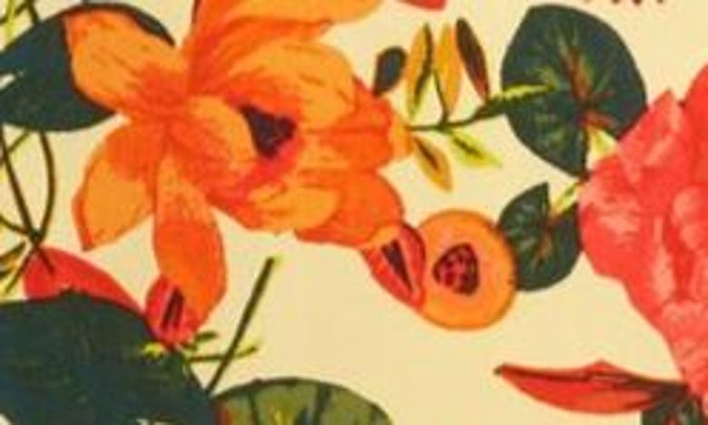 Shop Chelsea28 Floral Ruffle Strap Handkerchief Hem Dress In Yellow- Orange Fruitful Blooms