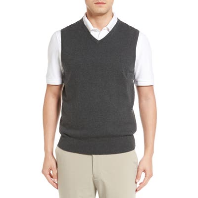 Cutter & Buck Lakemont V-Neck Sweater Vest, Grey